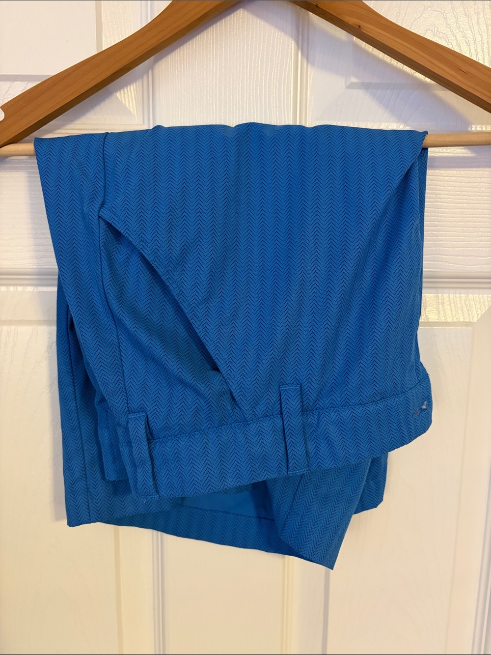 Adidas GOLF 36x waist Men's Blue Stretch Chevron Shorts